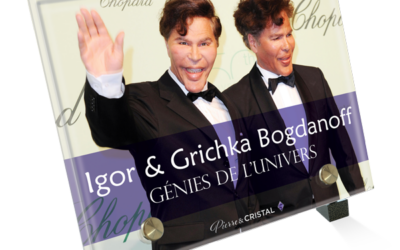 Plaque funéraire Igor et Grichka Bogdanoff