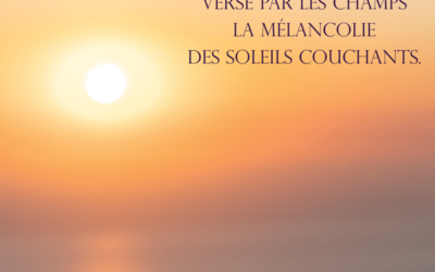 Stèle Coucher de Soleil