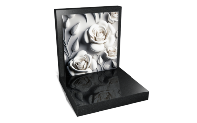Cadre 015 – Roseraie Monochrome