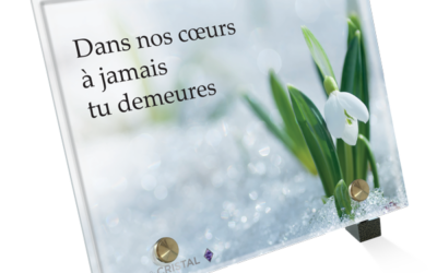Plaque Funéraire Crocus: Hommage au Souvenir Indélébile